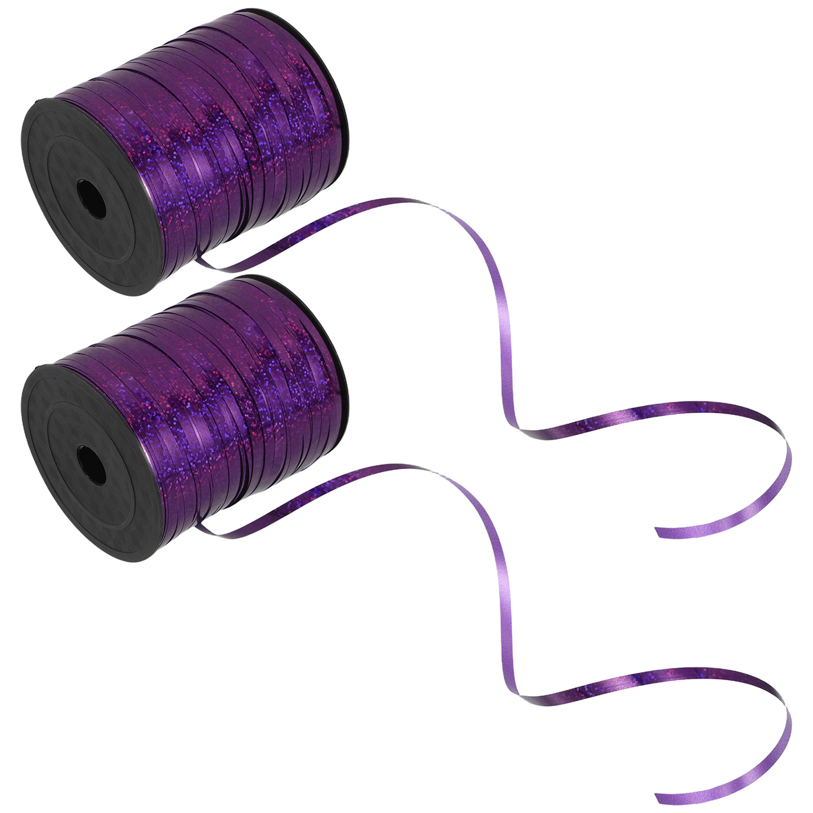 Florist Supply Ribbon - ริบบิ้นลูกโป่งแบบเงา 2 ชิ้น สำหรับตกแต่งงานปาร์ตี้ งานแต่งงาน และอุปกรณ์จัดดอกไม้