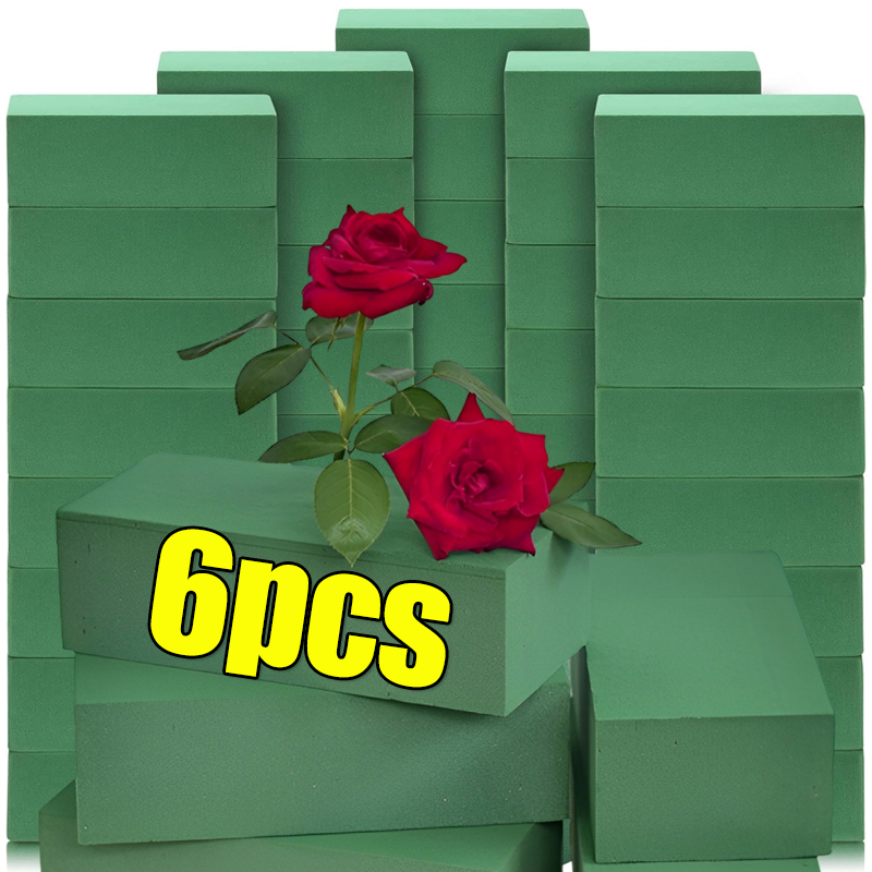 Floral Foam Oasis - โฟมดอกไม้สีเขียว โฟมดอกไม้แห้งและเปียก บล็อกโฟมดอกไม้ประดิษฐ์ ดินโฟมดอกไม้ประดิษฐ์ อุปกรณ์จัดดอกไม้ DIY