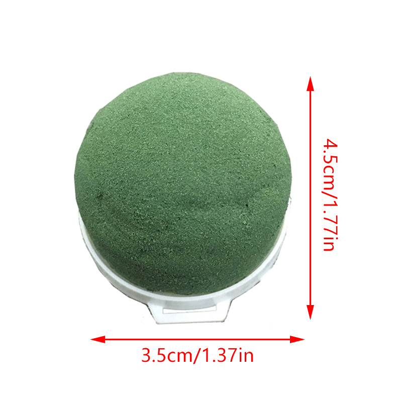 Floral Foam Oasis - ที่วางโฟมดอกไม้ทรงกลมขนาดเล็ก 1/12 ชิ้น สีเขียว สำหรับจัดดอกไม้แบบแห้งและแบบเปียก อุปกรณ์จัดดอกไม้สำหรับขวดไวน์