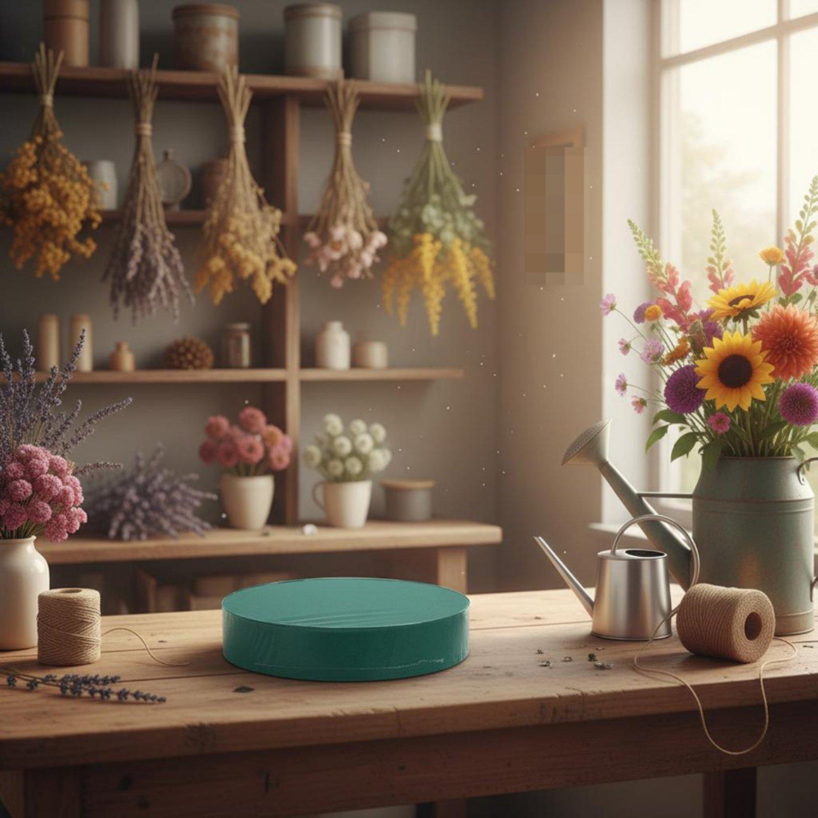 Easy Florist Supply - โฟมดอกไม้แบบก้อน ดูดซับน้ำได้ดี โฟมสำหรับจัดดอกไม้ ตัดง่าย อุปกรณ์งานฝีมือสำหรับร้านดอกไม้ งาน