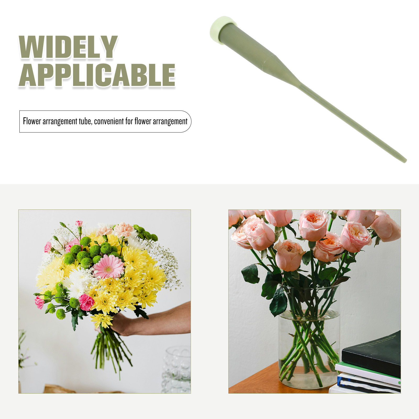 หลอดโฟมกันน้ำสีเขียวลายดอกไม้  - Easy Florist Supply บทวิจารณ์และราคา