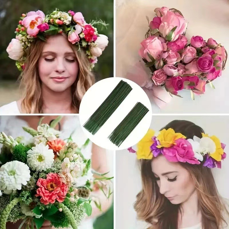 100 ชิ้นดอกไม้ Stem, ประดิษฐ์ด - Florist Wreath Supply บทวิจารณ์และราคา