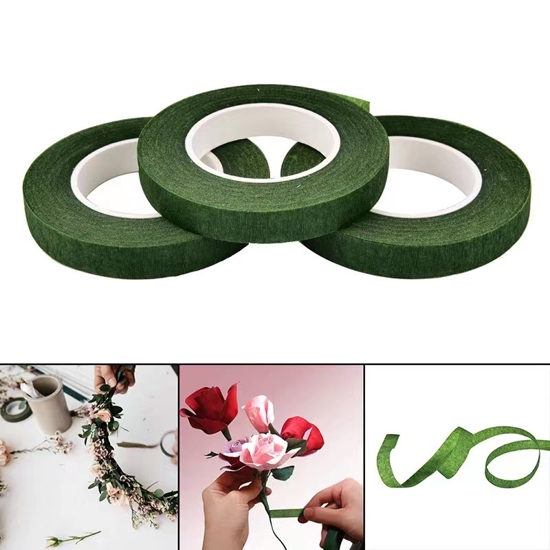 5 ม้วนช่อดอกไม้ Stem เทปสีเขีย - Florist Supply Ribbon บทวิจารณ์และราคา