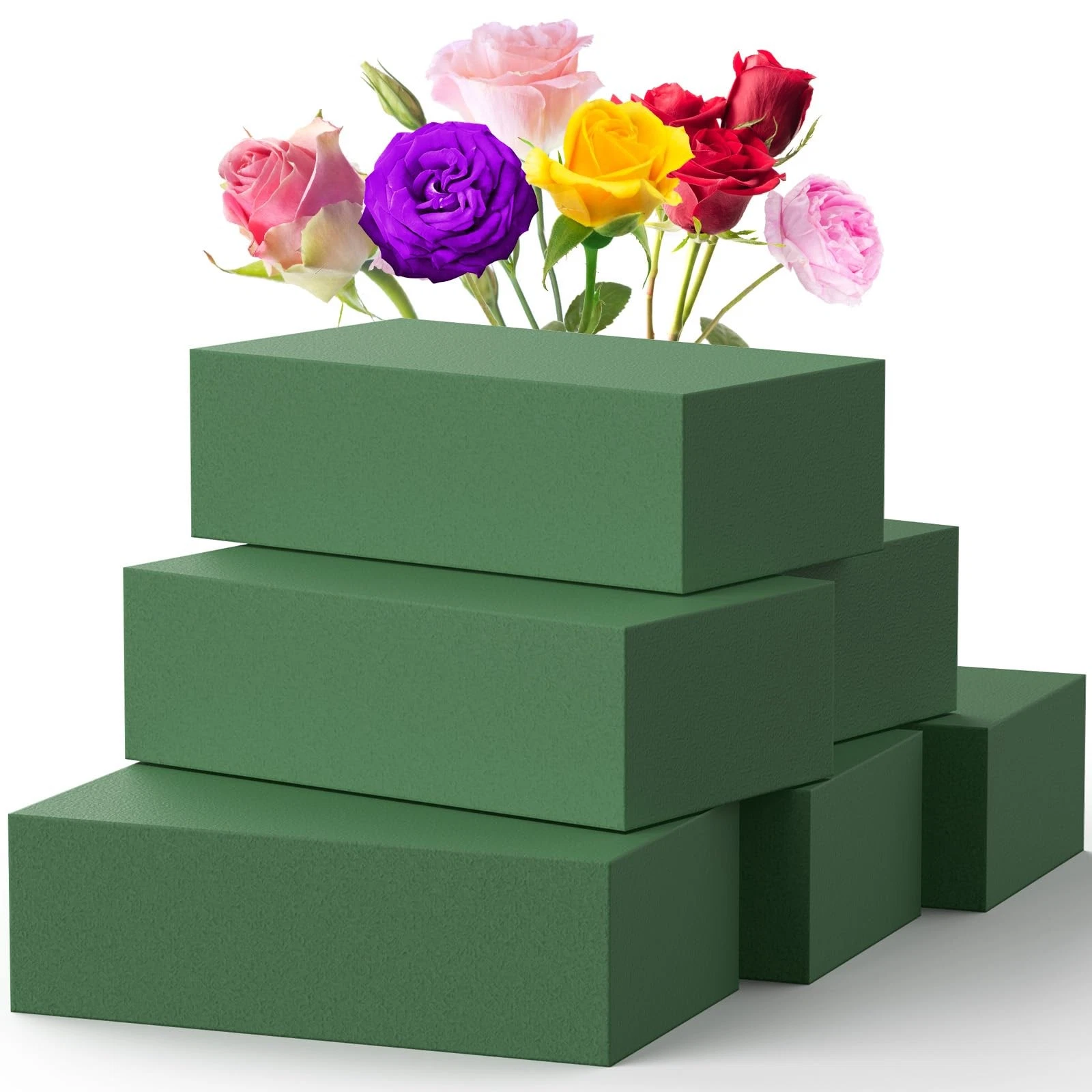 โฟมดอกไม้สำหรับดอกไม้สดและดอกไ - Floral Foam Oasis บทวิจารณ์และราคา