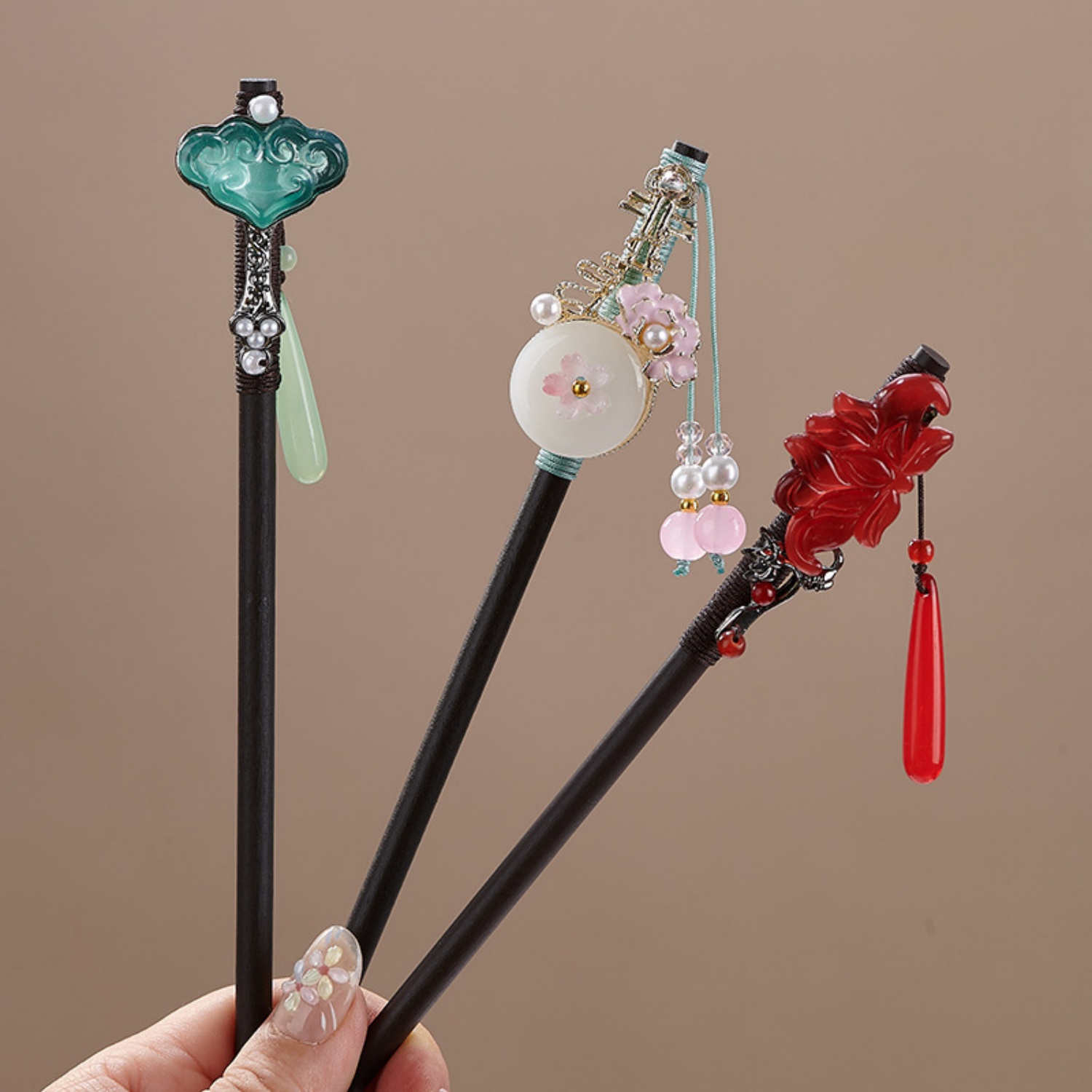 กิ๊บติดผมลายดอกไม้สไตล์วินเทจส - Florist Supplies บทวิจารณ์และราคา