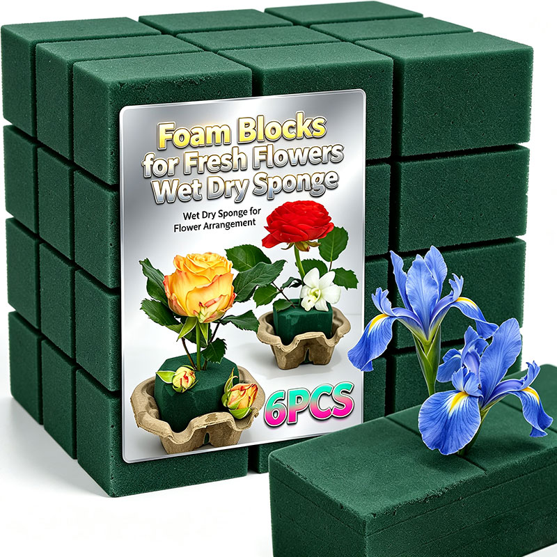 โฟมบล็อก 1-12 ชิ้น สำหรับดอกไม - Floral Foam Oasis บทวิจารณ์และราคา