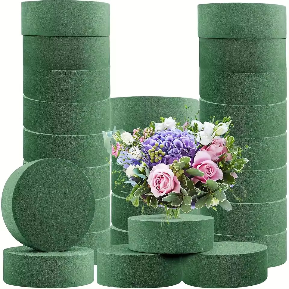 โฟมดอกไม้สีเขียว 6 ชิ้น โฟมดอก - Floral Foam Oasis บทวิจารณ์และราคา