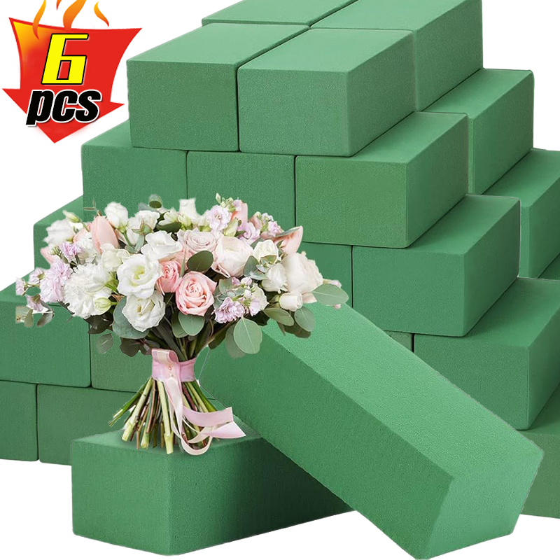 6/1 ชิ้น โฟมดอกไม้รูปทรงสี่เหล - Floral Foam Oasis บทวิจารณ์และราคา