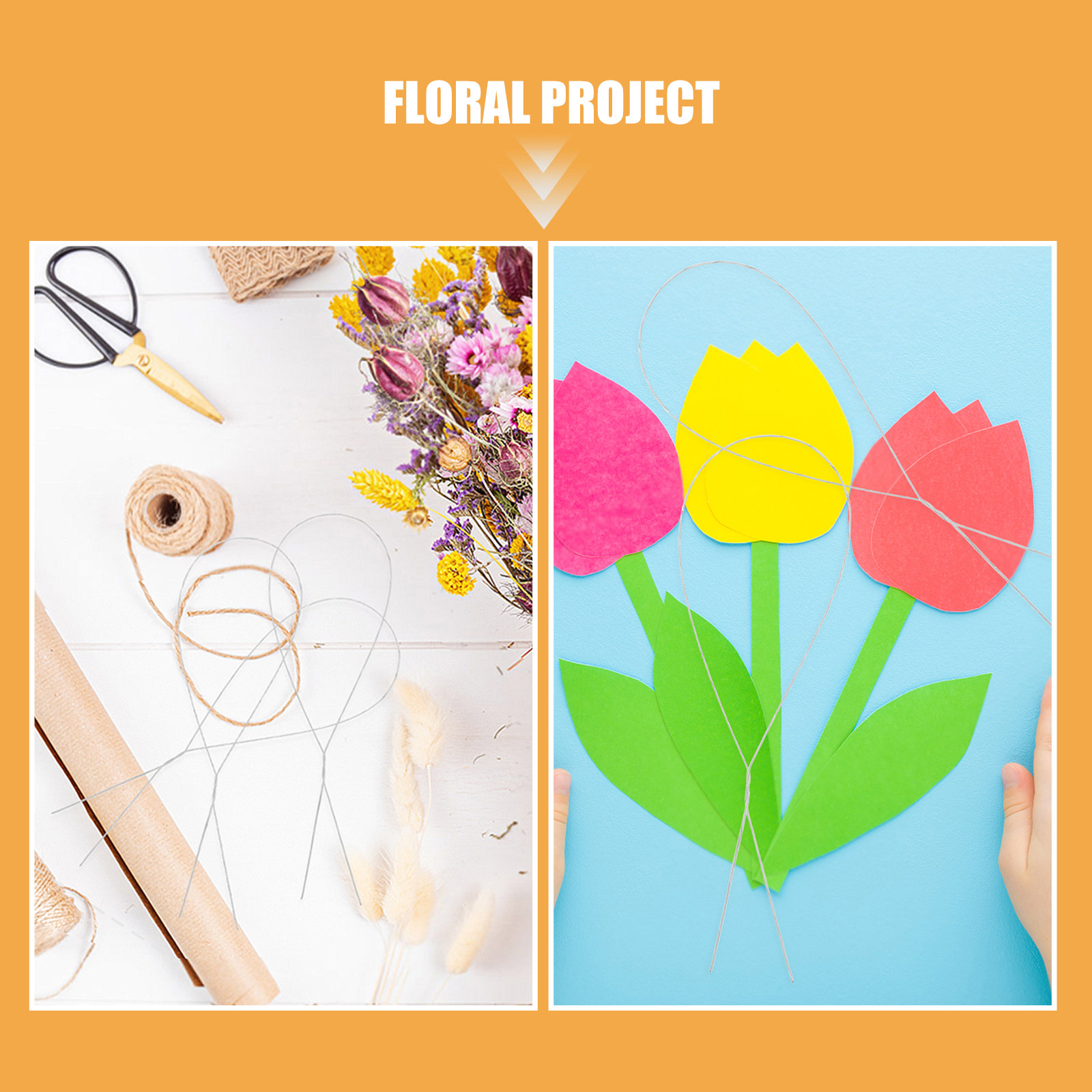 250 ชิ้น ลวดดอกกุหลาบ DIY สำหร - Florist Wreath Supply บทวิจารณ์และราคา