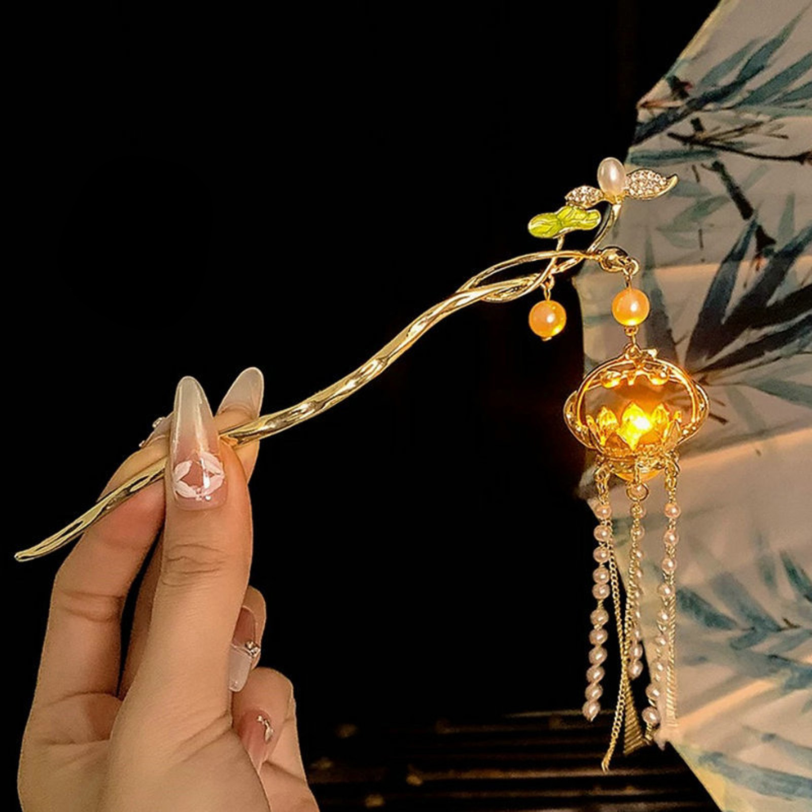 Luminous ดอกไม้ Hairpin สําหรั - Florist Supplies บทวิจารณ์และราคา