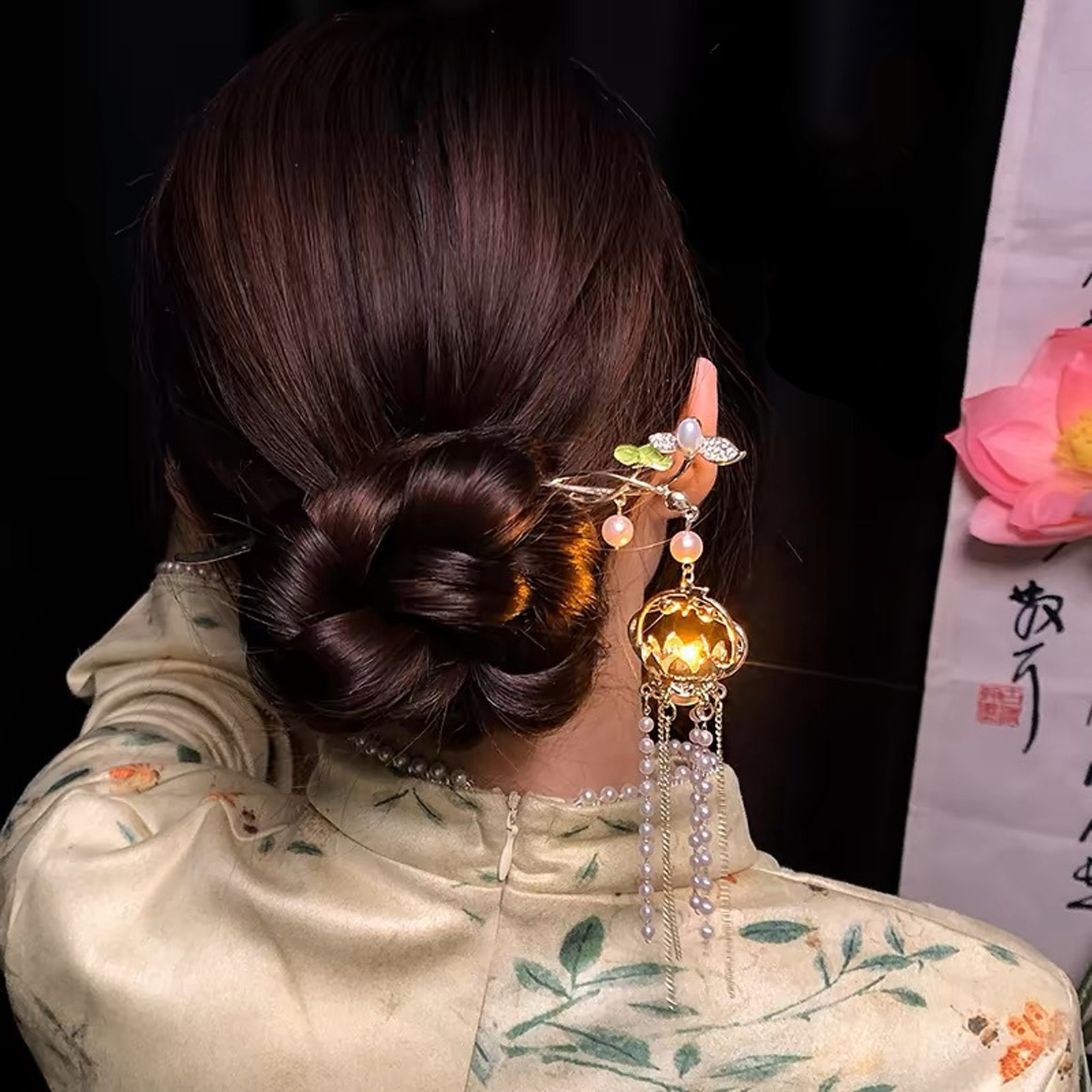 Luminous ดอกไม้ Hairpin สําหรั - Florist Supplies บทวิจารณ์และราคา