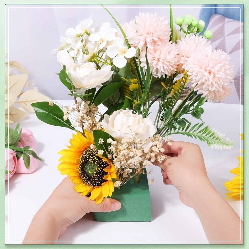 1/3 ชิ้น บล็อกโฟมดอกไม้สีเขียว - Floral Foam Oasis บทวิจารณ์และราคา