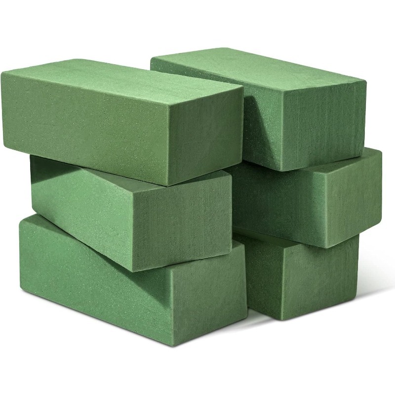 1/3 ชิ้น บล็อกโฟมดอกไม้สีเขียว - Floral Foam Oasis บทวิจารณ์และราคา