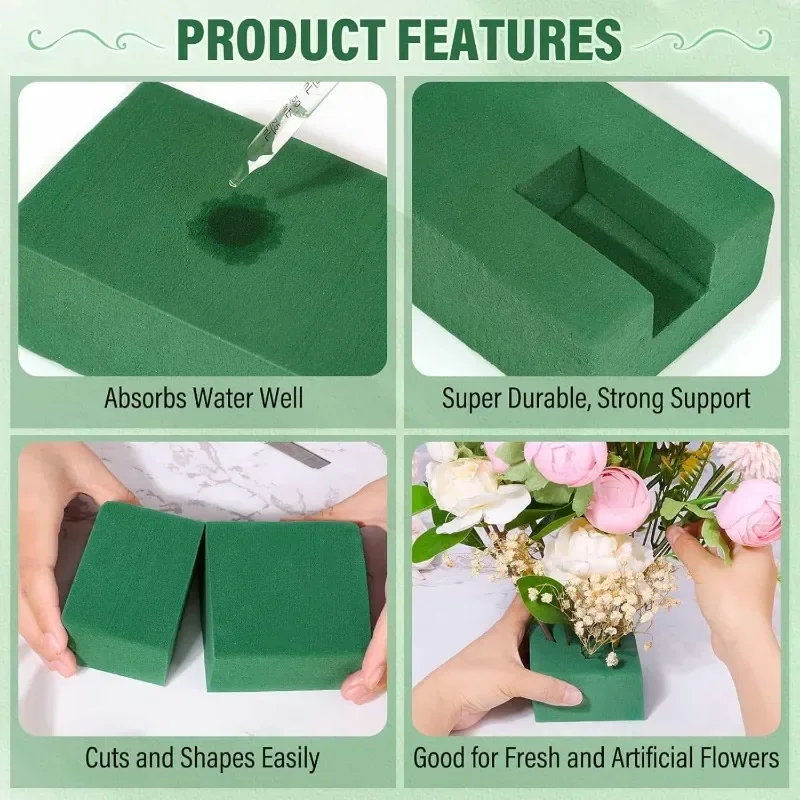โฟมดอกไม้ DIY สำหรับจัดดอกไม้  - Floral Foam Oasis บทวิจารณ์และราคา
